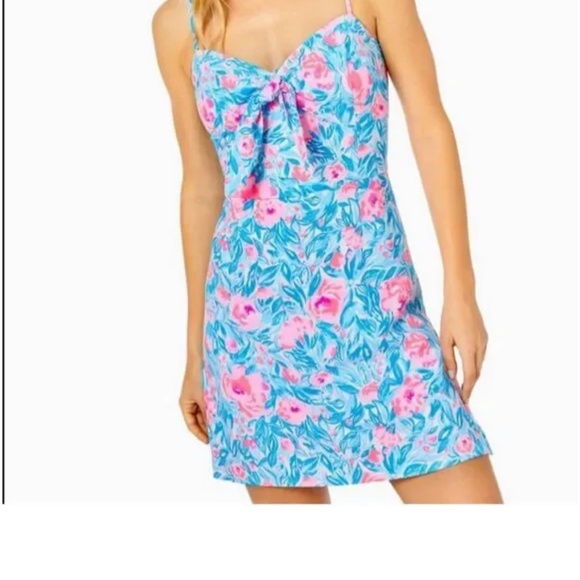 Lilly Pulitzer Bente Pink Peony Romper - Picture 1 of 4